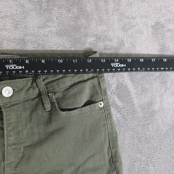 Just USA Olive Green Skinny Jeans Stretch Casual Pants‎ Size 25 - Picture 6 of 9